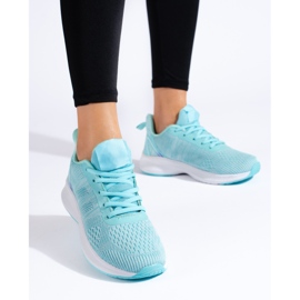 TRENDI Textil sportcipő kék 1