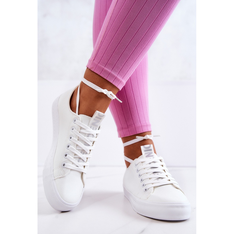 PS1 Női bőr tornacipő, fehér Mikayla 2