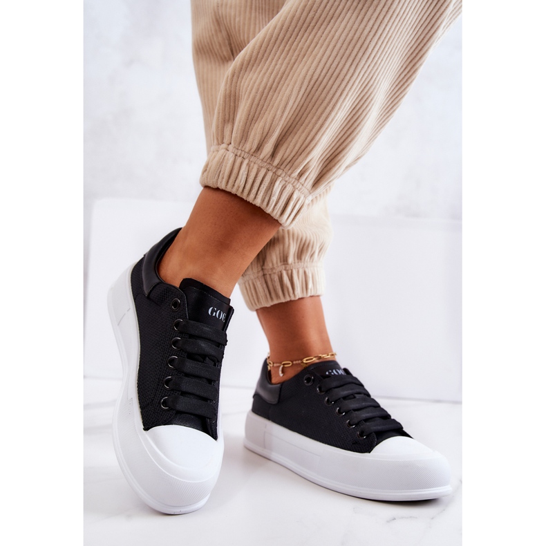 Női tornacipő GOE JJ2N4073 Fekete fehér 2