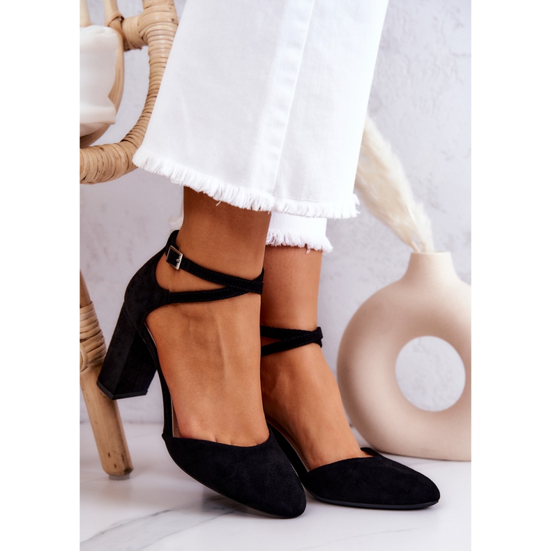 Velúr szivattyúk oszlopon Sergio Leone SK851 fekete 1