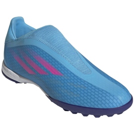 Adidas X Speedflow.3 Ll Tf M GW7500 cipő kék kék 3