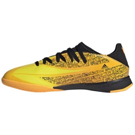 Adidas X Speedflow Messi.3 J Jr GW7422 cipőben sárga aranysárga 1