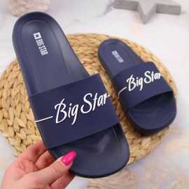 Strandpapucs Big Star W JJ274A299 sötétkék 1
