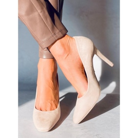 Editta Beige női magassarkú bézs 1 Editta Beige női magassarkú bézs 1