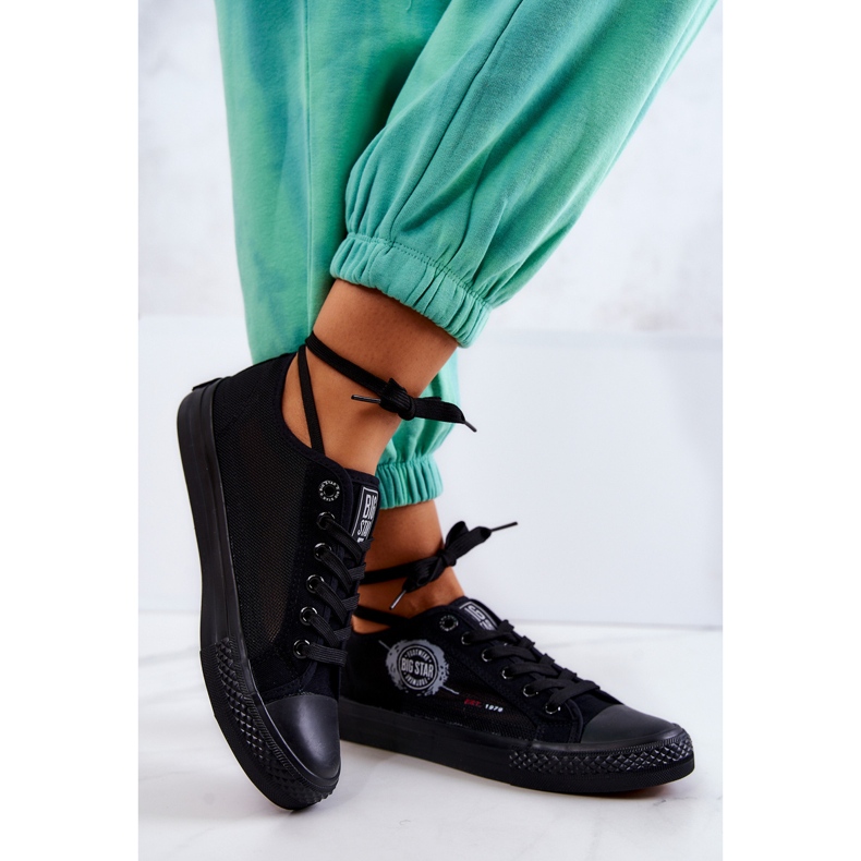 Női tornacipő Big Star JJ274A256 Fekete tornacipő 2