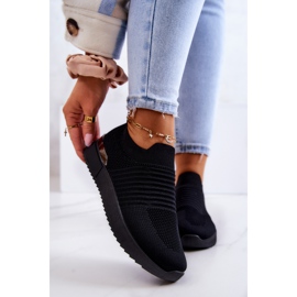 News Lorento fekete textil sportcipő 1