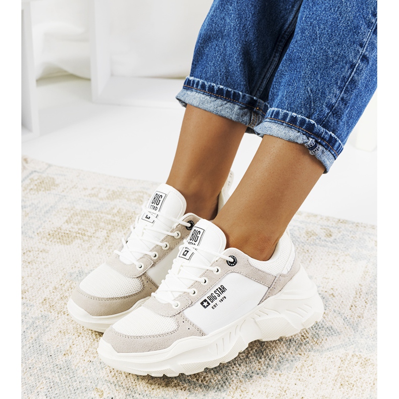 White Big Star JJ274288 tornacipő fehér szürke 1