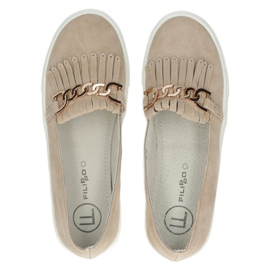 Lordsy női bőrcipő Filippo DP3532 / 22 Bézs 5