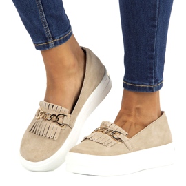 Lordsy női bőrcipő Filippo DP3532 / 22 Bézs 7