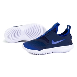 Nike Flex Runner (PS) Jr AT4663-407 cipő sötétkék kék 1