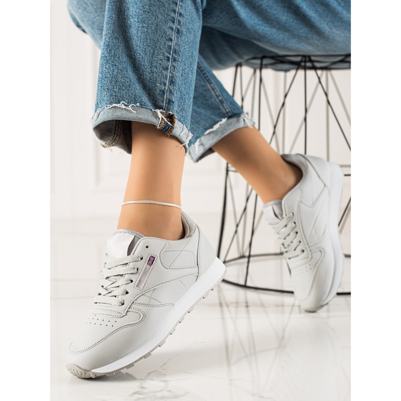 TRENDI Klasszikus szürke sportcipő 2