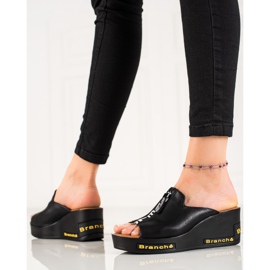 VINCEZA ék szandál fekete 1