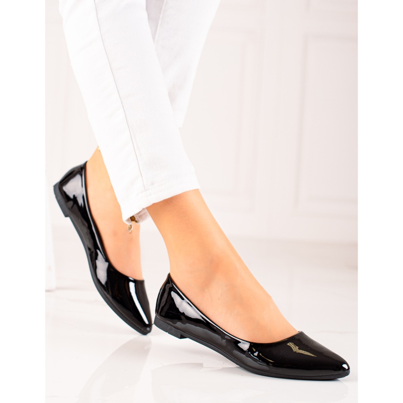 Seastar Fekete lakkozott balerinák 2