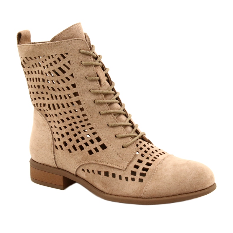 M.Daszyński Kötött áttört munkások Daszyński SA142-33 bézs 1