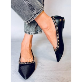 Balerinák lánccal Sabina Black fekete 2