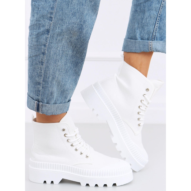 Costa White bokáig érő trekking tornacipő fehér 1