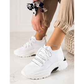 Camo Kényelmes sportcipők a platformon fehér 1