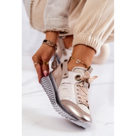 Női bőr Maciejka 04916-19 bézs tornacipő 1