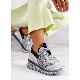 Női bőr Maciejka tornacipő 04916-03 szürke 1