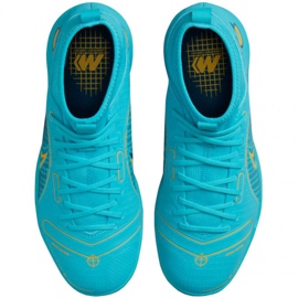 Nike Mercurial Superfly 8 Academy Ic Jr DJ2860 484 futballcipő kék kék 1