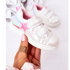 Evento Lányok sportcipője egy csillaggal 21DZ23-3904 Fehér 2
