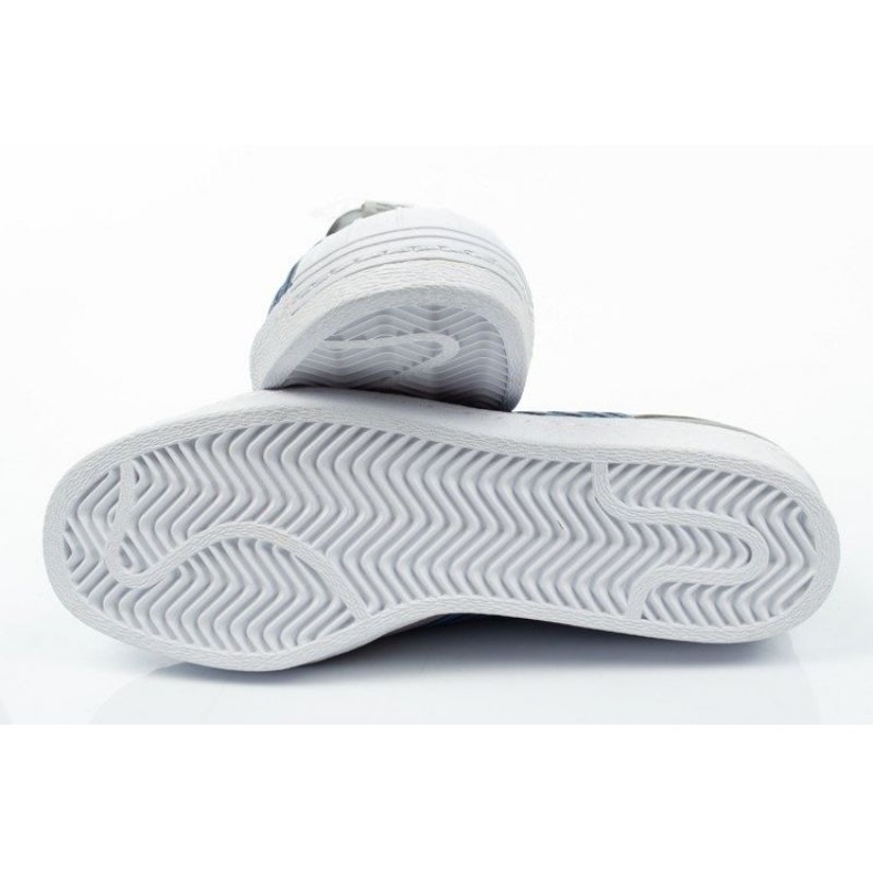 Adidas Superstar Slipon W CG6012 cipő kék szürke 3