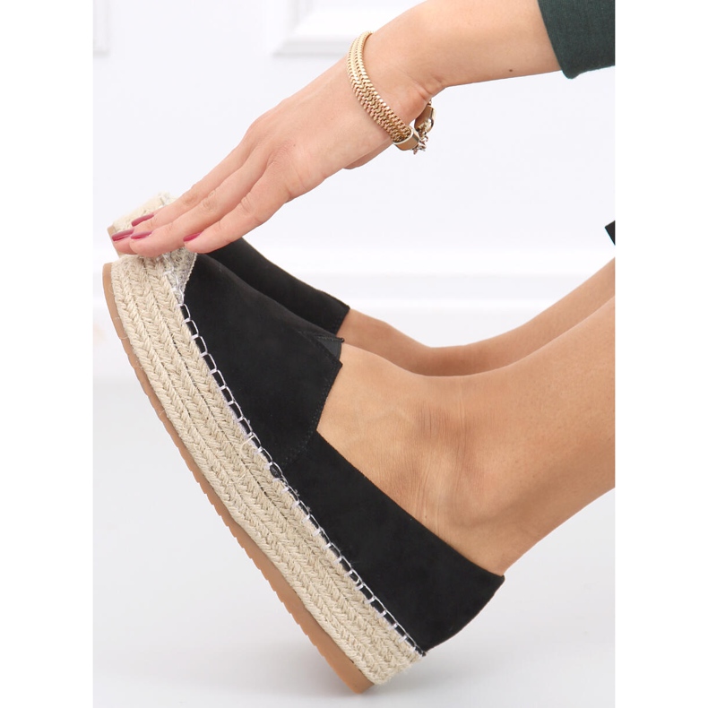 Pilar Black női espadrillák fekete 1