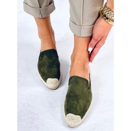 Carmen Green espadrilles női papucs zöld 2