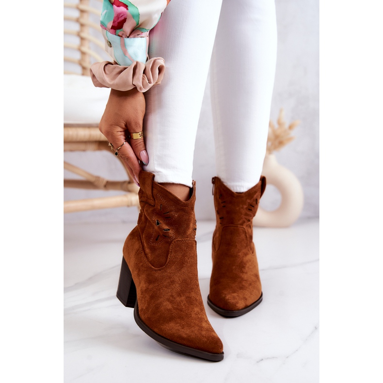 S.Barski Velúr női cowboy csizma Camel Devon barna 1 S.Barski Velúr női cowboy csizma Camel Devon barna 1