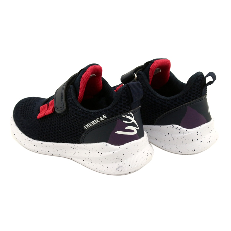 American Club RD13/22 Tépőzáras sportcipő, sötétkék 4