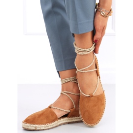 Arely Camel női espadrillák barna 2