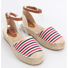 Gema Mix csíkos espadrillák sokszínű 1