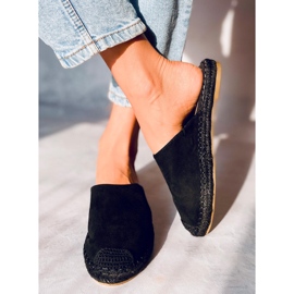 Színes espadrillák Marina Black fekete 1