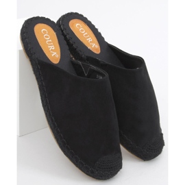 Színes espadrillák Marina Black fekete 2