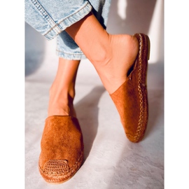 Színes espadrillák Marina Camel barna 1