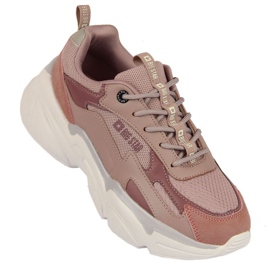 Sportcipő a platformon Big Star W HH274258 rózsaszín sokszínű 1