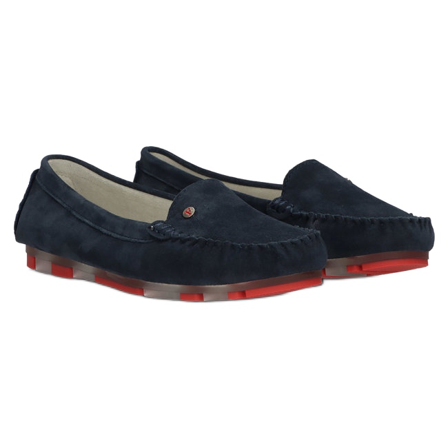 Bőr Loafers Filippo DP2037 / 22 NV RD Sötétkék piros 4