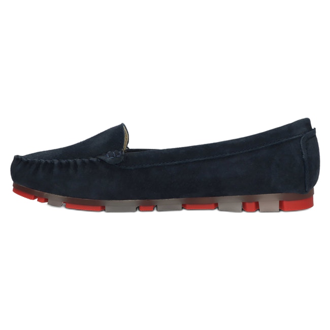 Bőr Loafers Filippo DP2037 / 22 NV RD Sötétkék piros 2