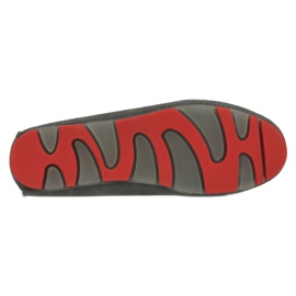 Bőr Loafers Filippo DP2037 / 22 GR RD Szürke piros 2