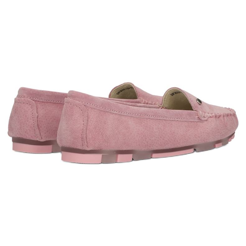 Bőr Loafers Filippo DP2037 / 22 PI Pink rózsaszín 3