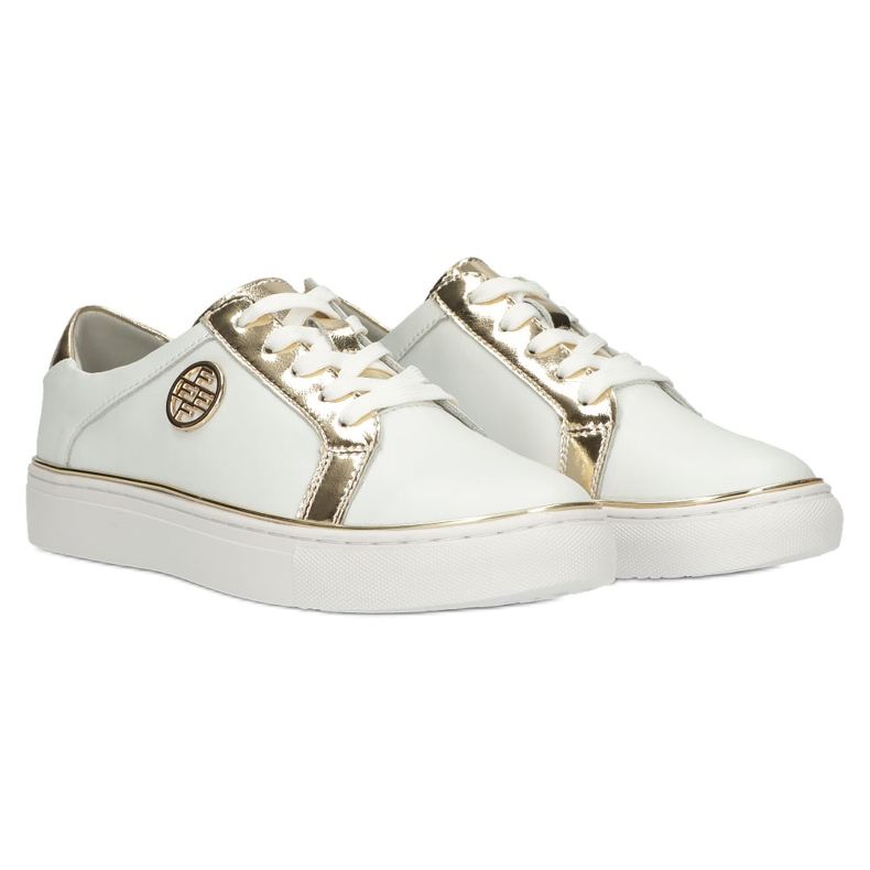 Filippo Stílusos bőr tornacipő DP3617 / 22 WH fehér 3 Filippo Stílusos bőr tornacipő DP3617 / 22 WH fehér 3