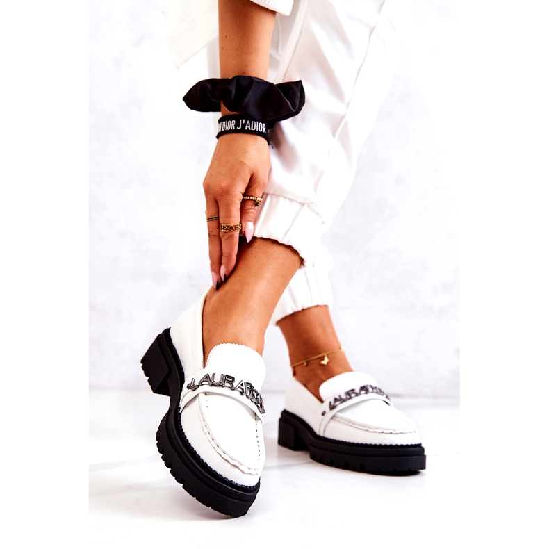 La.Fi Női cipő öko-lencse fehér bőr betét 3 La.Fi Női cipő öko-lencse fehér bőr betét 3