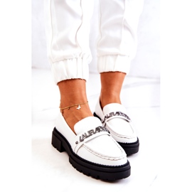 La.Fi Női cipő öko-lencse fehér bőr betét 5