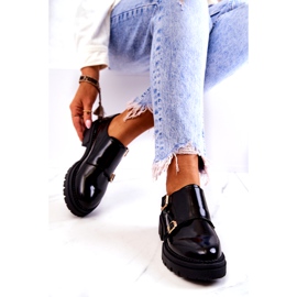 PL5 Bőr cipő csattal La.Fi Black Leonie fekete 4 PL5 Bőr cipő csattal La.Fi Black Leonie fekete 4