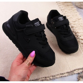 Tépőzáras cipő American Club Jr AM788A fekete 1