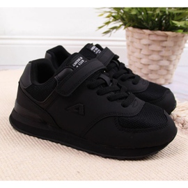 Tépőzáras cipő American Club Jr AM788A fekete 2