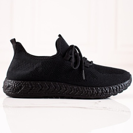 TRENDI Könnyű sportcipő fekete 1