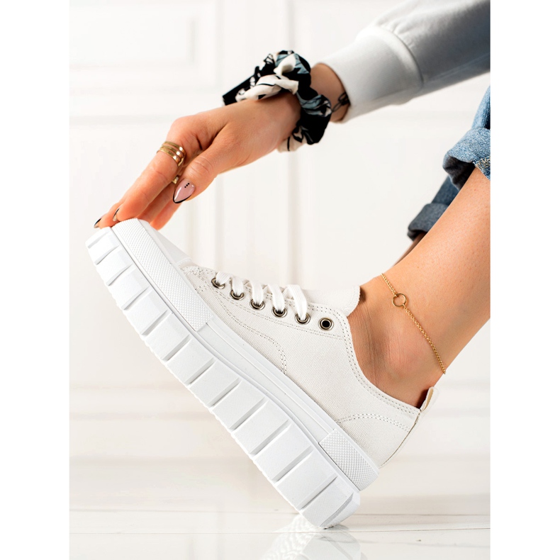 W. Potocki Cipők a Potocki Platformon fehér 1