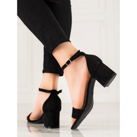 Szandál alacsony Sarkúban VINCEZA fekete 1