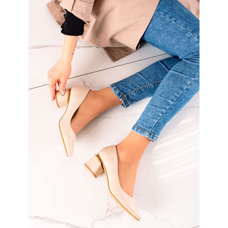 Seastar Eco Bőr szivattyúk bézs 1